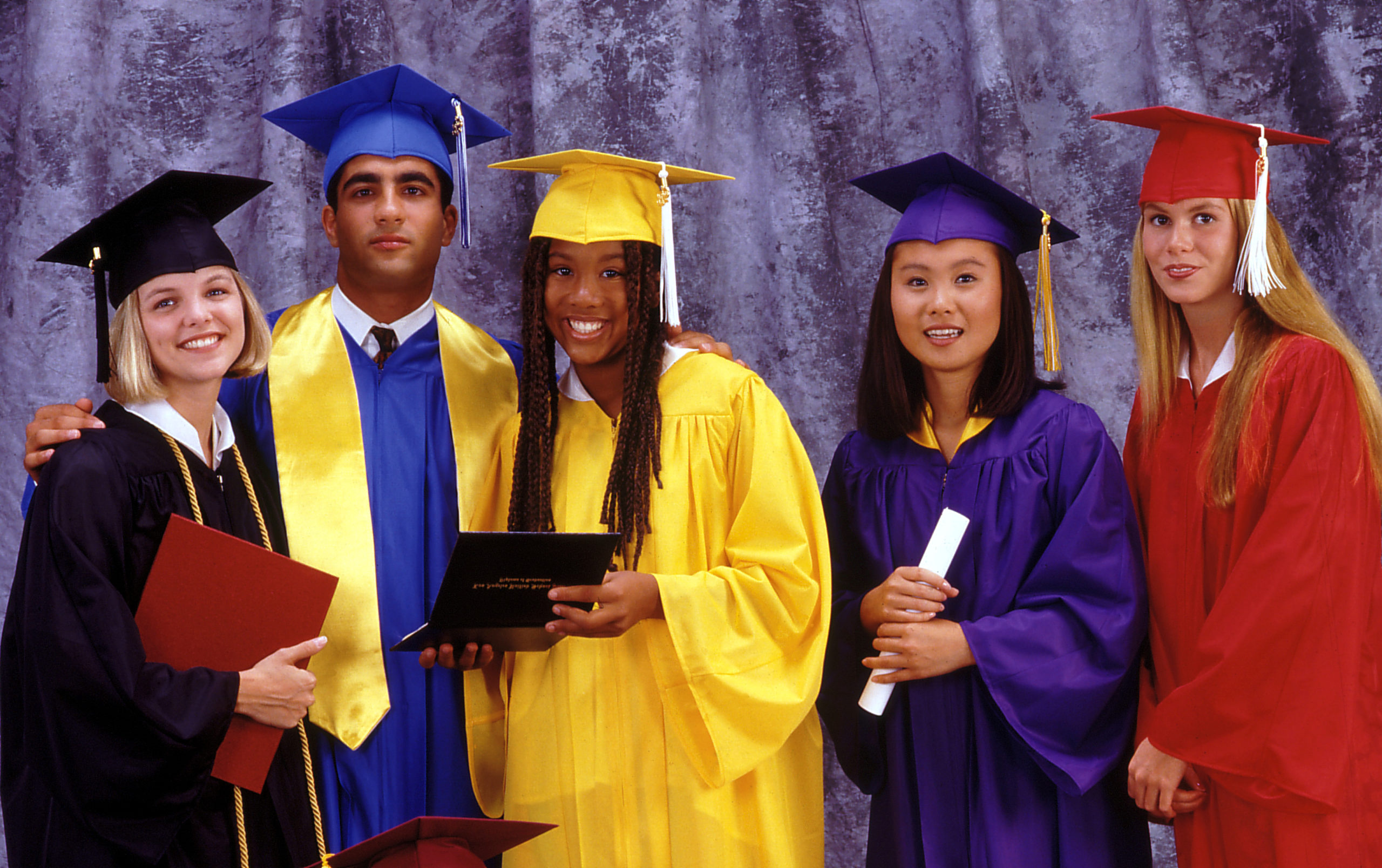 White hotsell graduation gown